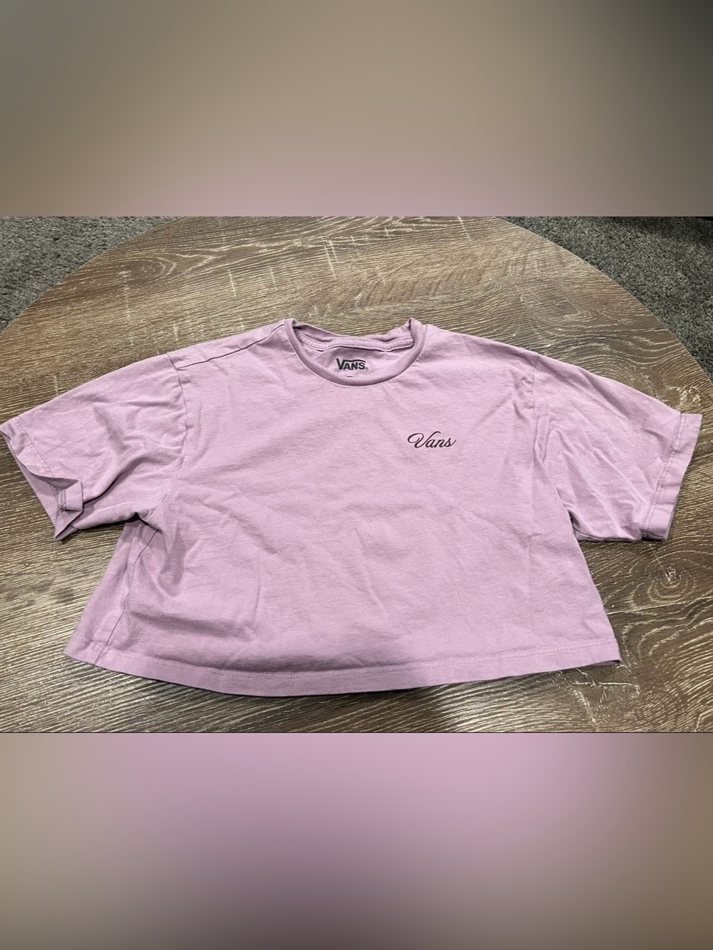 Girl’s Vans Lavender Cropped Tee